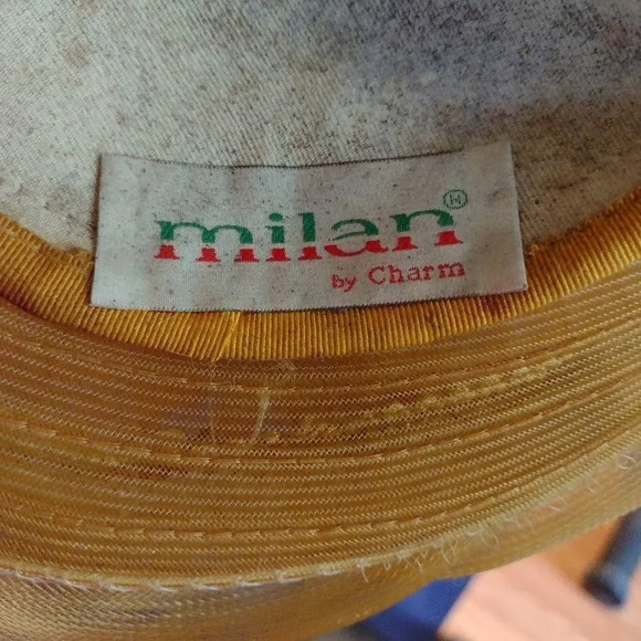 VINTAGE Milan by Charm Women\'s Hat Netting Style Topper